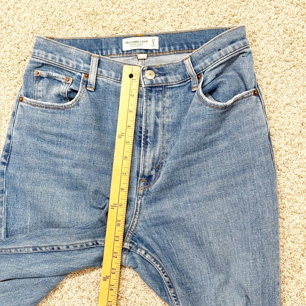 Ultra High Rise Ankle Straight Jean - Picture 12 of 16
